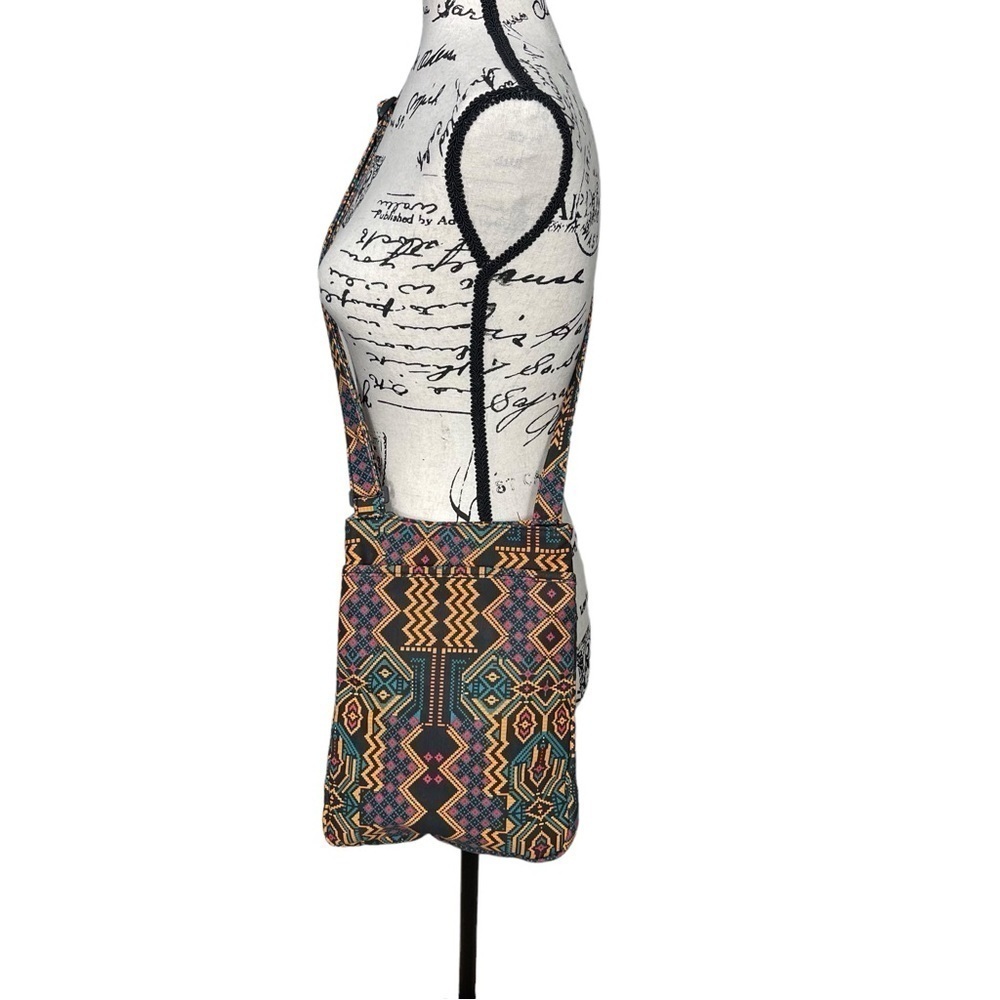 Kavu Keeper 100% Sustainable Cotton Tribal Crossbody Orange Black
